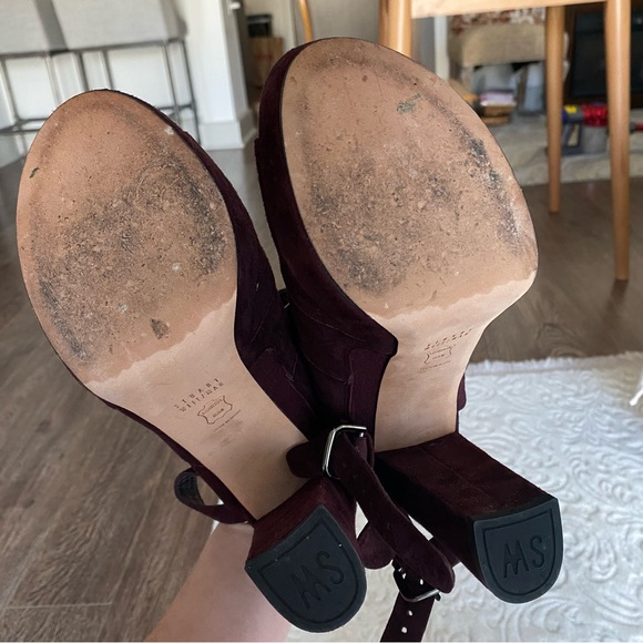 Stuart Weitzman Suede Platform Sandal - Picture 8 of 8